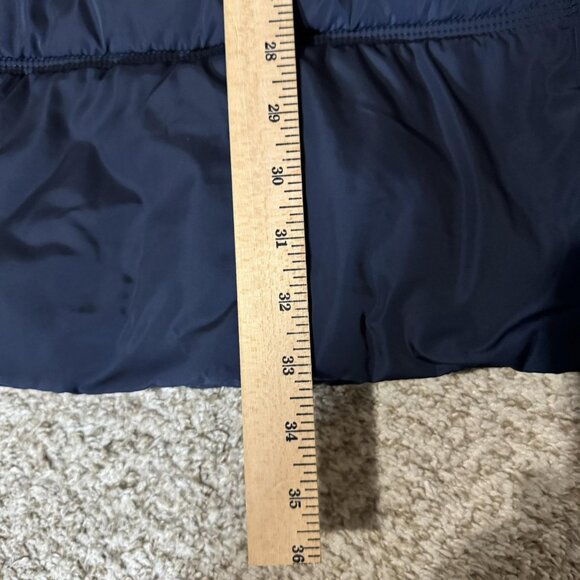 Tommy Hilfiger Coat Womens XS Navy Puffer Parka Faux Fur Hood Long Quilted Warm - Picture 10 of 10